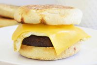 Golden Sausage Egg Cheese Sandwich