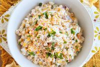 Creamy Zesty Elote Salad