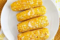 Golden Air Fried Corn Cobs