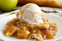 Effortless Caramel Apple Dump Cake