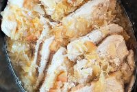 Tender Slow Cooker Pork with Tangy Sauerkraut