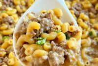 Creamy One-Pot Cheeseburger Macaroni