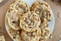 Twix Caramel Chocolate Chip Cookies