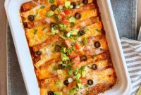 Family Favorite Easy Ground Beef Enchiladas