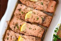 Golden Salmon with Citrus-Garlic Butter