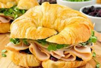 The Ultimate Turkey Croissant Sandwich