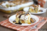 Butterfinger Blast Poke Cake