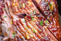 Perfectly Glazed Cranberry Orange Slow Cooker Ham