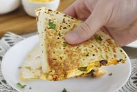 Fiesta Chicken and Black Bean Quesadillas
