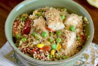 Sheet Pan Chicken Quinoa Dinner