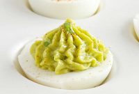 Mayo-Free Avocado Deviled Eggs