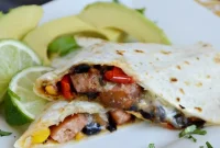 Quick Spicy Sausage Quesadillas