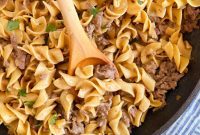 Better-Than-Boxed Ground Beef Stroganoff