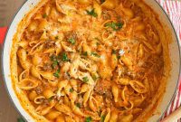 Hearty Creamy Beef Shells