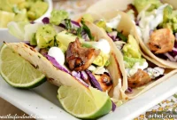 Tropical Teriyaki Chicken Tacos with Pineapple Avocado Salsa