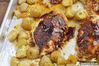 Easy Sheet Pan BBQ Chicken Dinner