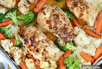 Sticky Honey Teriyaki Sheet Pan Chicken