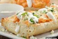 Zesty Buffalo Chicken French Bread Melts