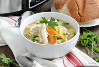 Set-It-and-Forget-It Chicken Noodle Soup
