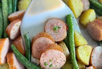 Smoky Sausage and Potato Sheet Pan Supper