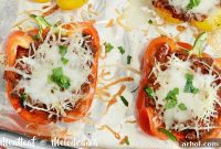 Savory Italian Stuffed Peppers One Pan Perfection