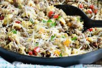 Keto Savory Sausage and Egg Skillet