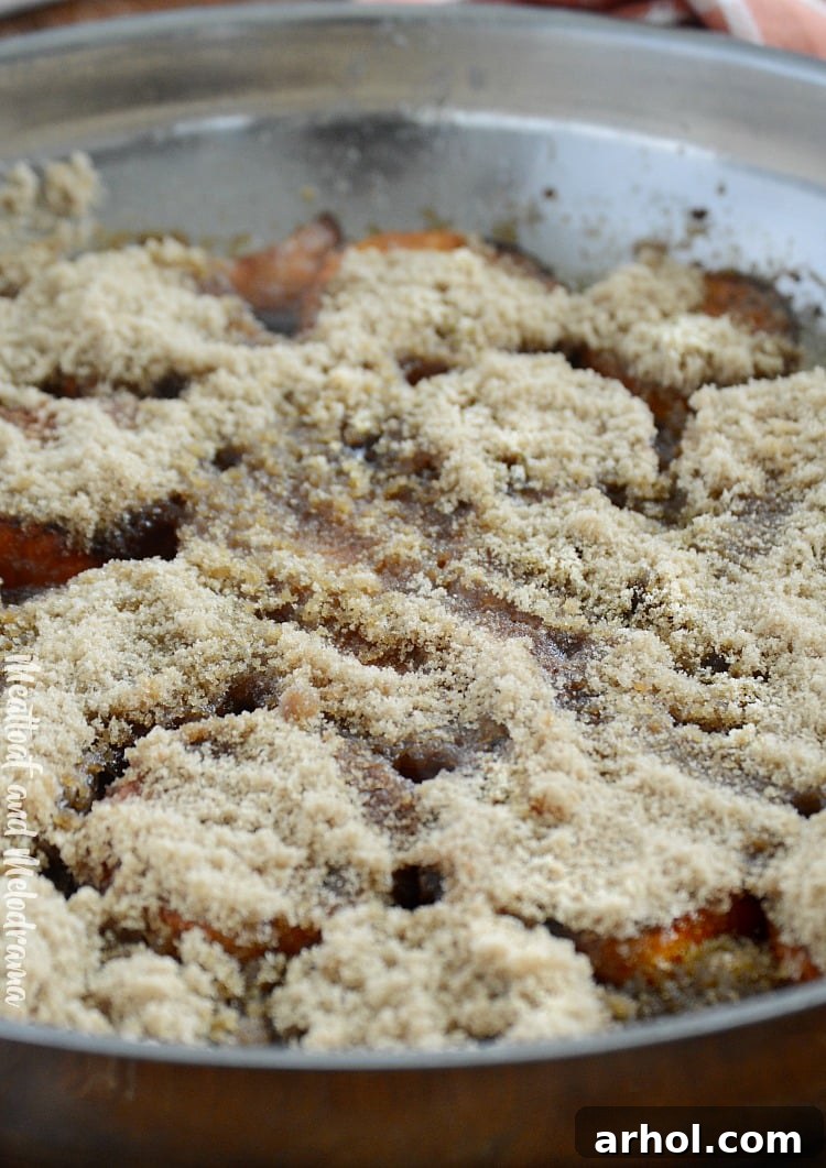 Easy stove top candied yams generously coated with brown sugar
