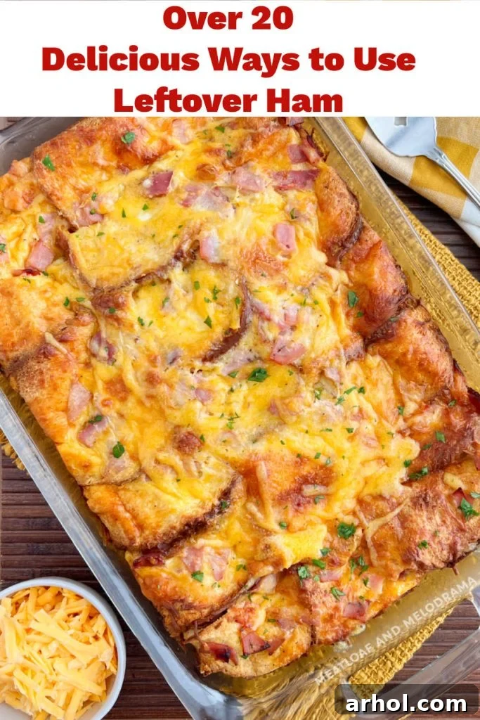 leftover ham recipes pin