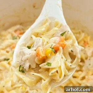 turkey noodle casserole with egg noodles