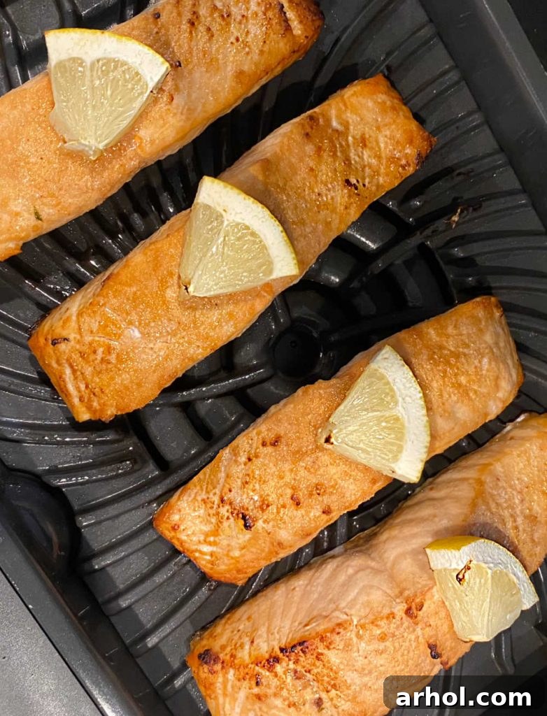 grilled lemon garlic salmon on ninja foodi xl grill