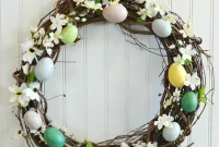 Earthy Easter Egg Wreath