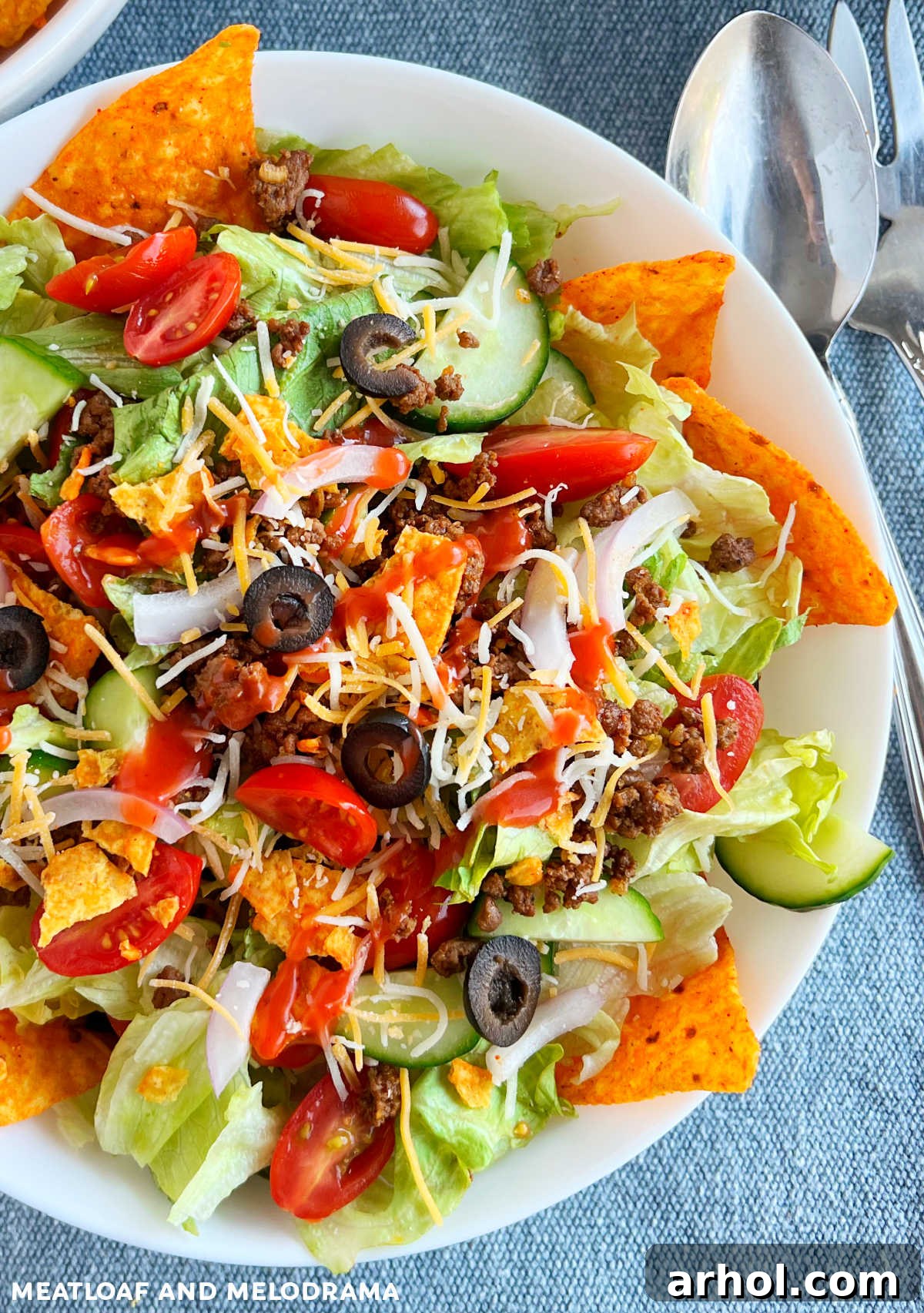 doritos taco salad on the table