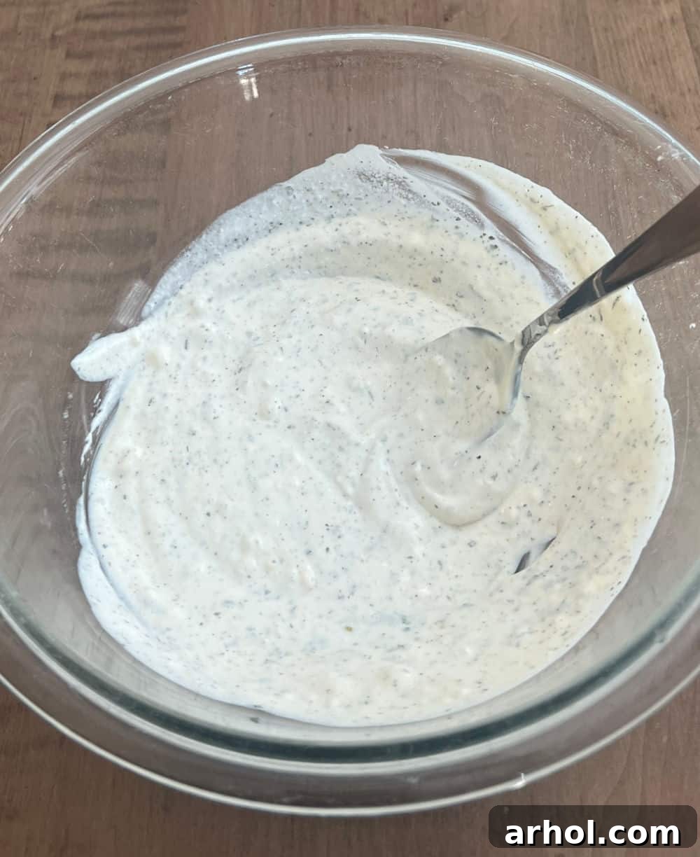 stir dressing ingredients in medium bowl.