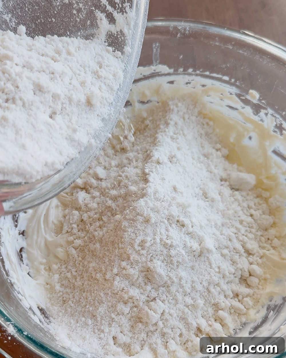 Dreamy Christmas Sugar Cookie Dip 6 dump cookie mix into cream cheese mixture.