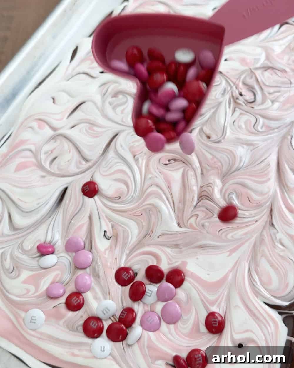 add Valentine candies.