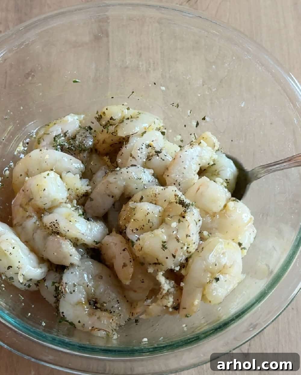 mix ingredients in bowl.