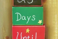 Craft Your Own Festive Countdown Blocks
