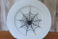 Crafting Spooky Spider Dinnerware