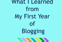 Confessions of a First-Year Blogger