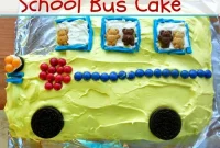 The Sweetest Ride: School Bus Cake