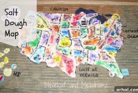 Crafting Continents with Salt Dough