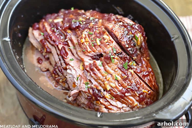 cranberry orange crock pot ham