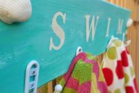 DIY Poolside Towel Caddy