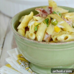 Creamy Ham and Pasta Bake