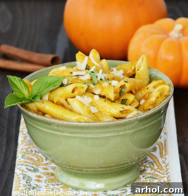 pumpkin pasta alfredo