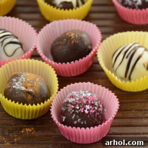 Homemade Chocolate Truffles - Candy Dessert