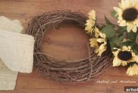 Golden Autumn Circle: Sunflower Delight