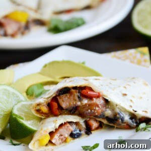spicy-easy-jalapeno-sausage-quesadilla