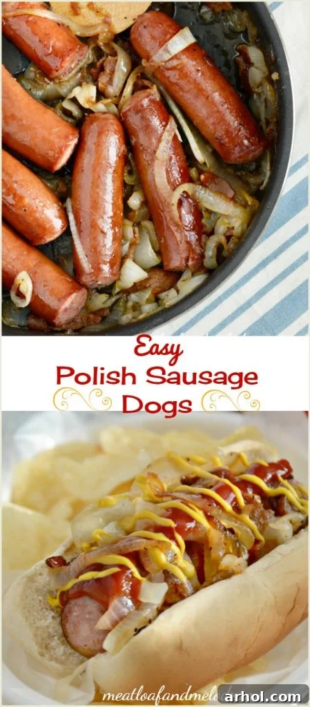 Easy Polish Sausage Dogs, a quick and delicious meal
