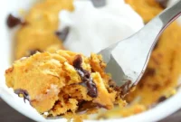 Simple Pumpkin Mug Cake
